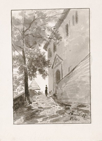 Zgornji vhod v blejski grad von Ladislav Benesch